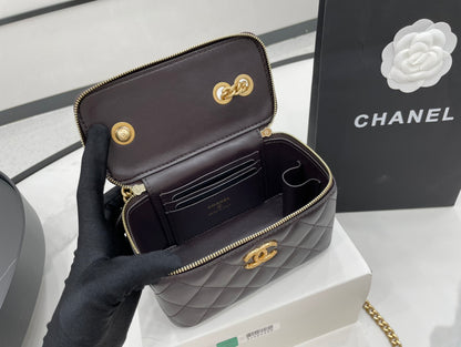 ChanelSmall Vanity Case Purple For Women, Women’s Bags 5.9in/15cm